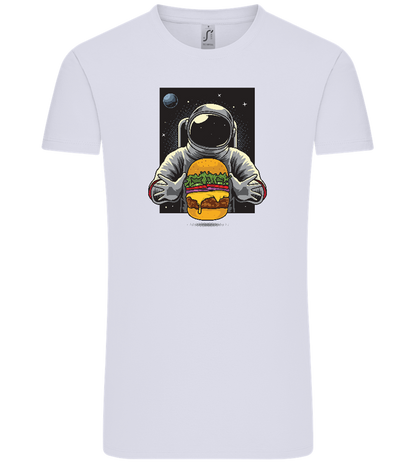Spaceman Burger Design - Comfort Unisex T-Shirt_LILAK_front