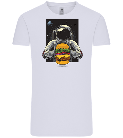 Spaceman Burger Design - Comfort Unisex T-Shirt_LILAK_front