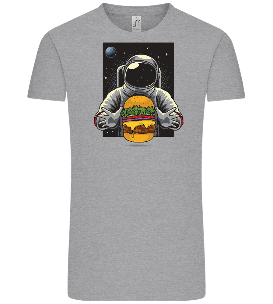 Spaceman Burger Design - Comfort Unisex T-Shirt_ORION GREY_front