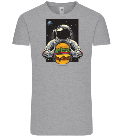 Spaceman Burger Design - Comfort Unisex T-Shirt_ORION GREY_front