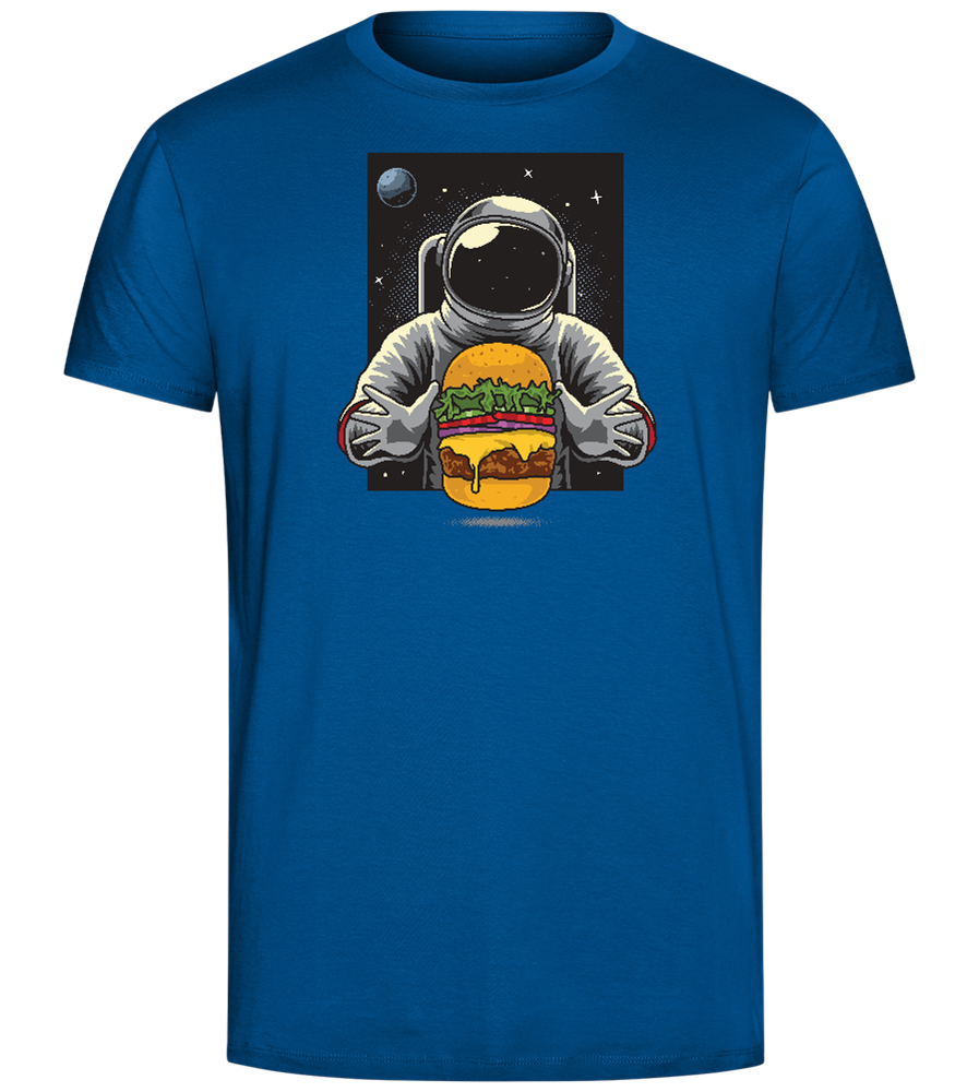 Spaceman Burger Design - Comfort Unisex T-Shirt_ROYAL_front