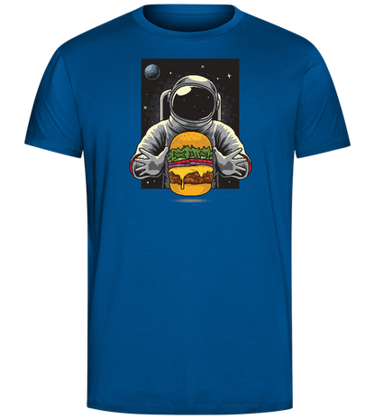 Spaceman Burger Design - Comfort Unisex T-Shirt_ROYAL_front