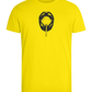 Lollypop Candy Design - Comfort men's fitted t-shirt_YELLOW_front