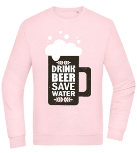 Drink Beer Save Water Beer Mug Design - Comfort Essential Unisex Sweater