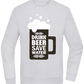 Drink Beer Save Water Beer Mug Design - Comfort Essential Unisex Sweater_ORION GREY II_front