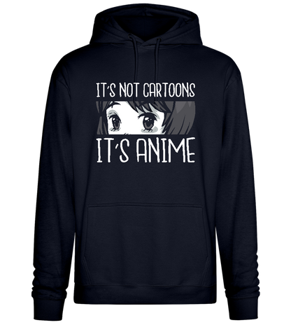 It's not Cartoons Design - Premium Essential Unisex Hoodie_FRENCH NAVY_front