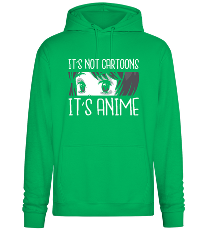 It's not Cartoons Design - Premium Essential Unisex Hoodie_SPRING GREEN_front