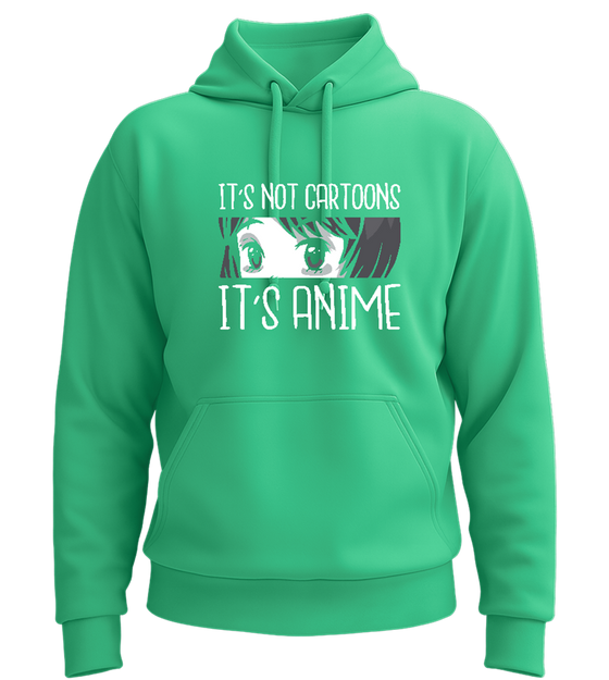 It's not Cartoons Design - Premium Essential Unisex Hoodie_SPRING GREEN_front