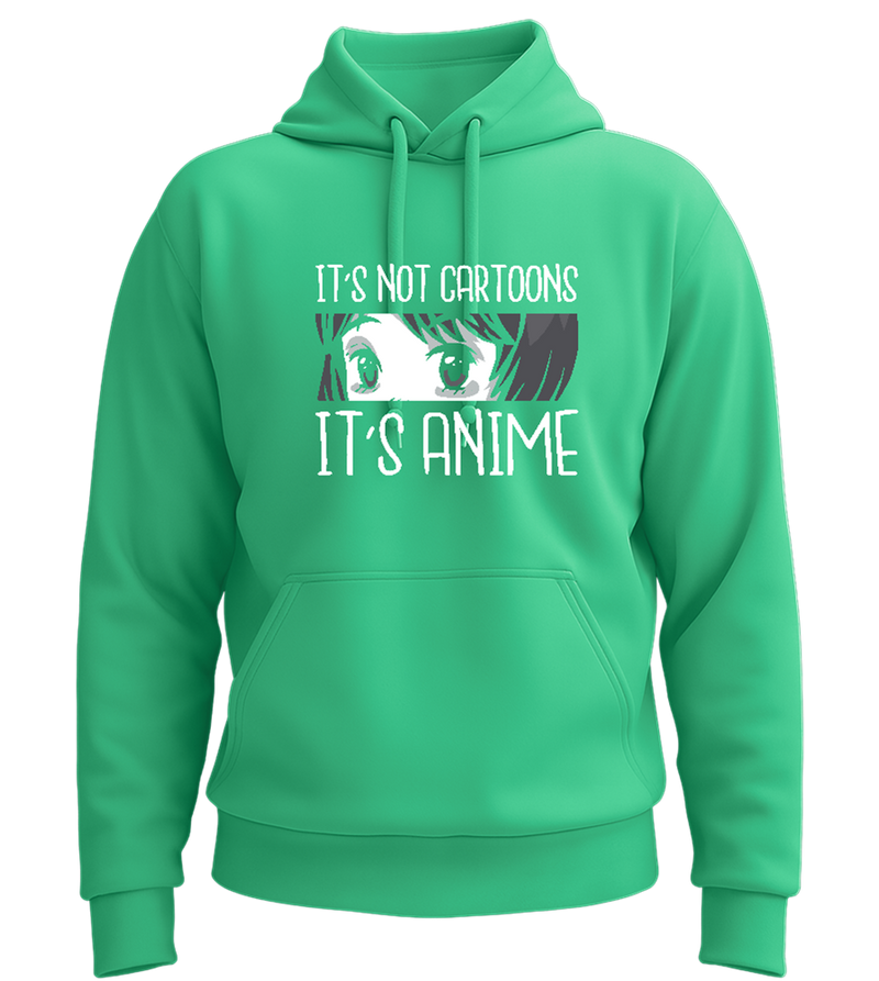 It's not Cartoons Design - Premium Essential Unisex Hoodie_SPRING GREEN_front