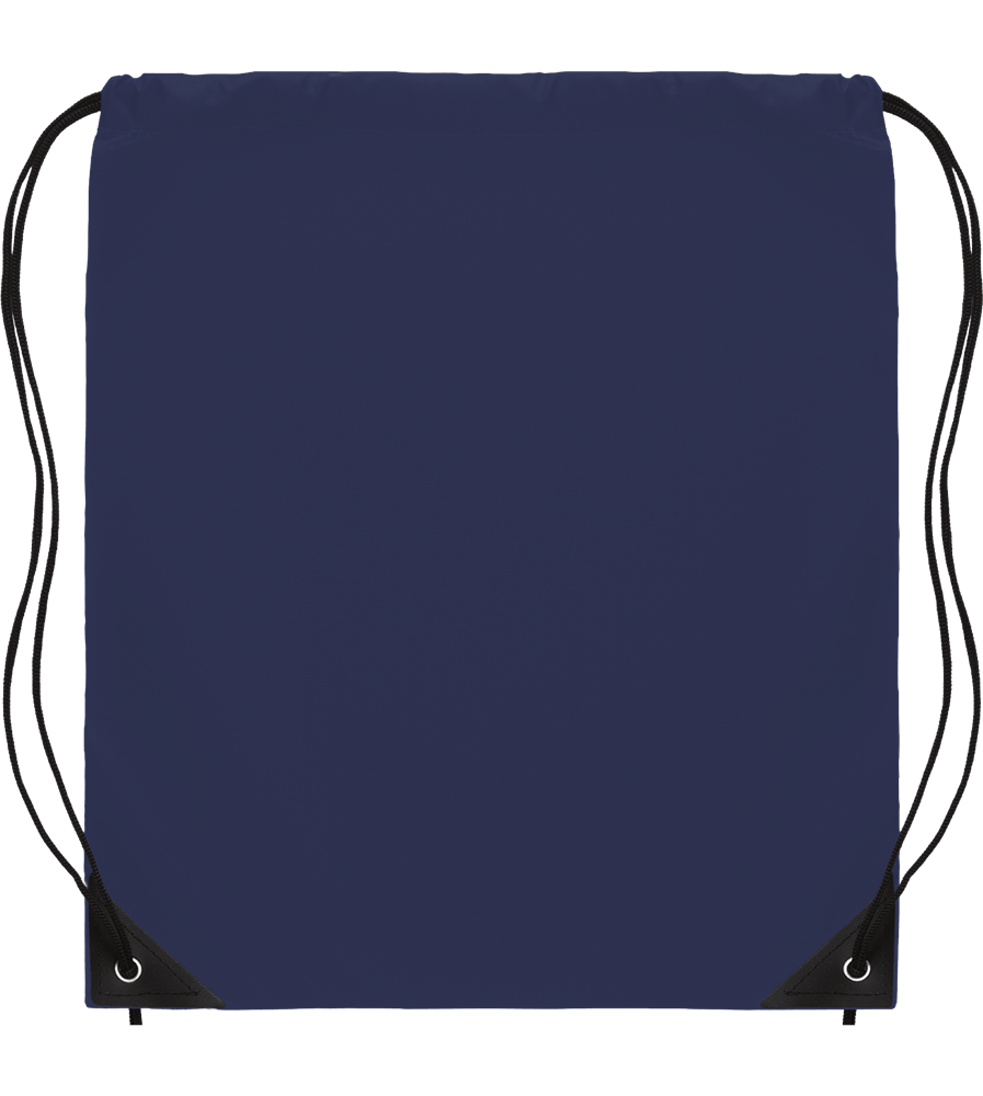 190T Polyester Drawstring Bag_BLUE_front