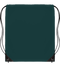 190T Polyester Drawstring Bag_DARK GREEN_front