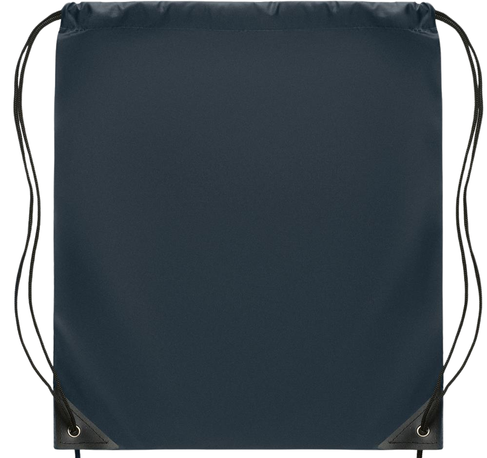 190T Polyester Drawstring Bag_FRENCH NAVY_front