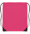 190T Polyester Drawstring Bag_FUCHSIA_front