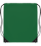 190T Polyester Drawstring Bag_GREEN_front