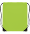 190T Polyester Drawstring Bag_LIME_front