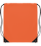 190T Polyester Drawstring Bag_ORANGE_front