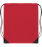 190T Polyester Drawstring Bag_RED_front