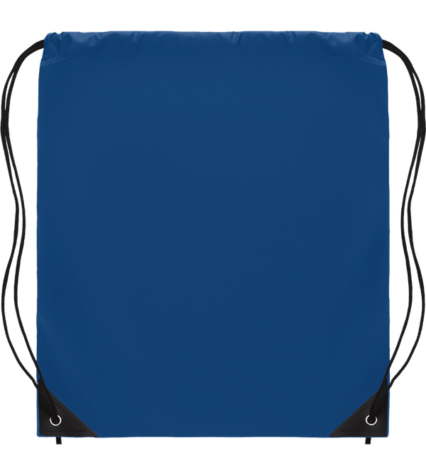 190T Polyester Drawstring Bag_ROYAL BLUE_front