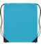 190T Polyester Drawstring Bag_TURQUOISE_front