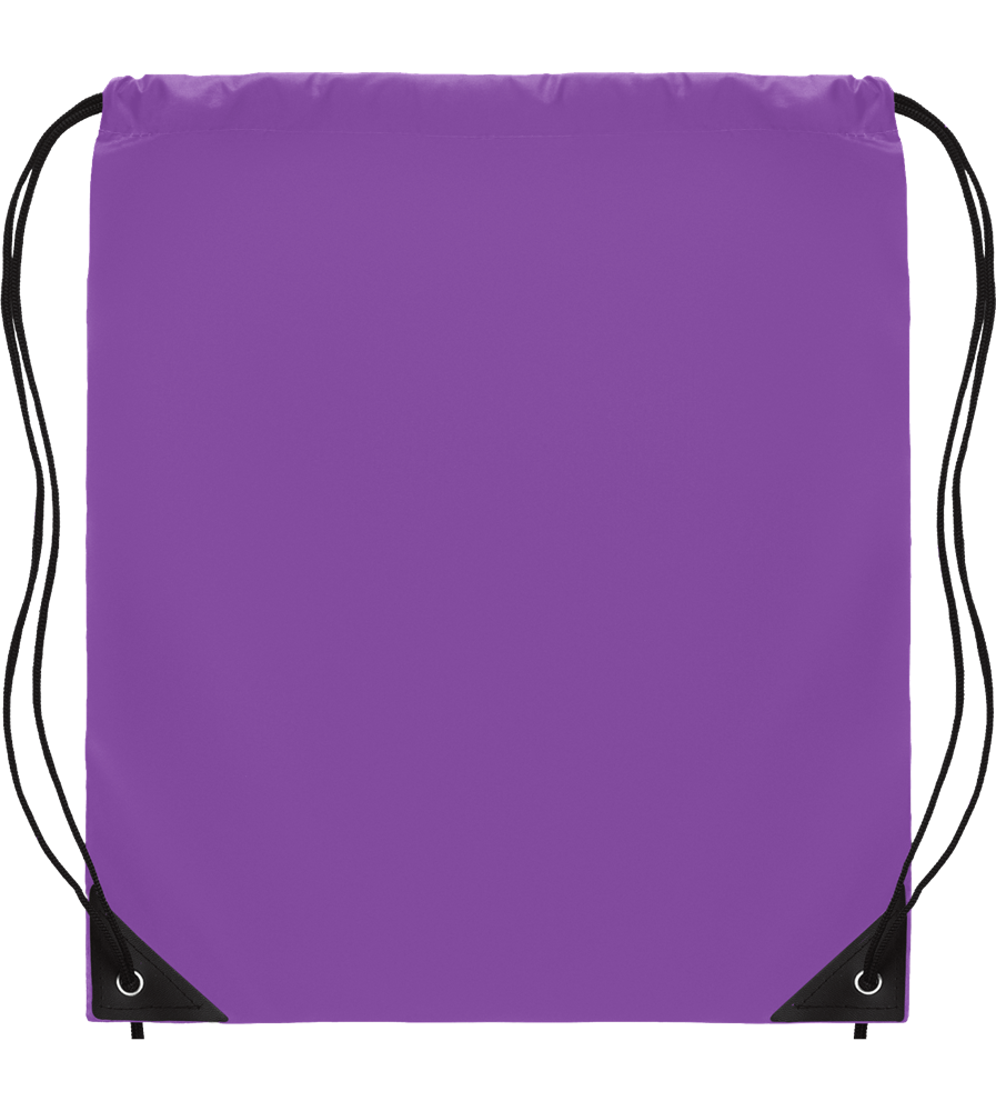 190T Polyester Drawstring Bag_VIOLET_front