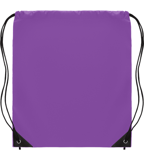 190T Polyester Drawstring Bag_VIOLET_front