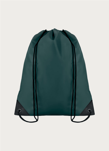 190T Polyester Drawstring Bag_DARK GREEN_DETAILEDIMAGE_front_0