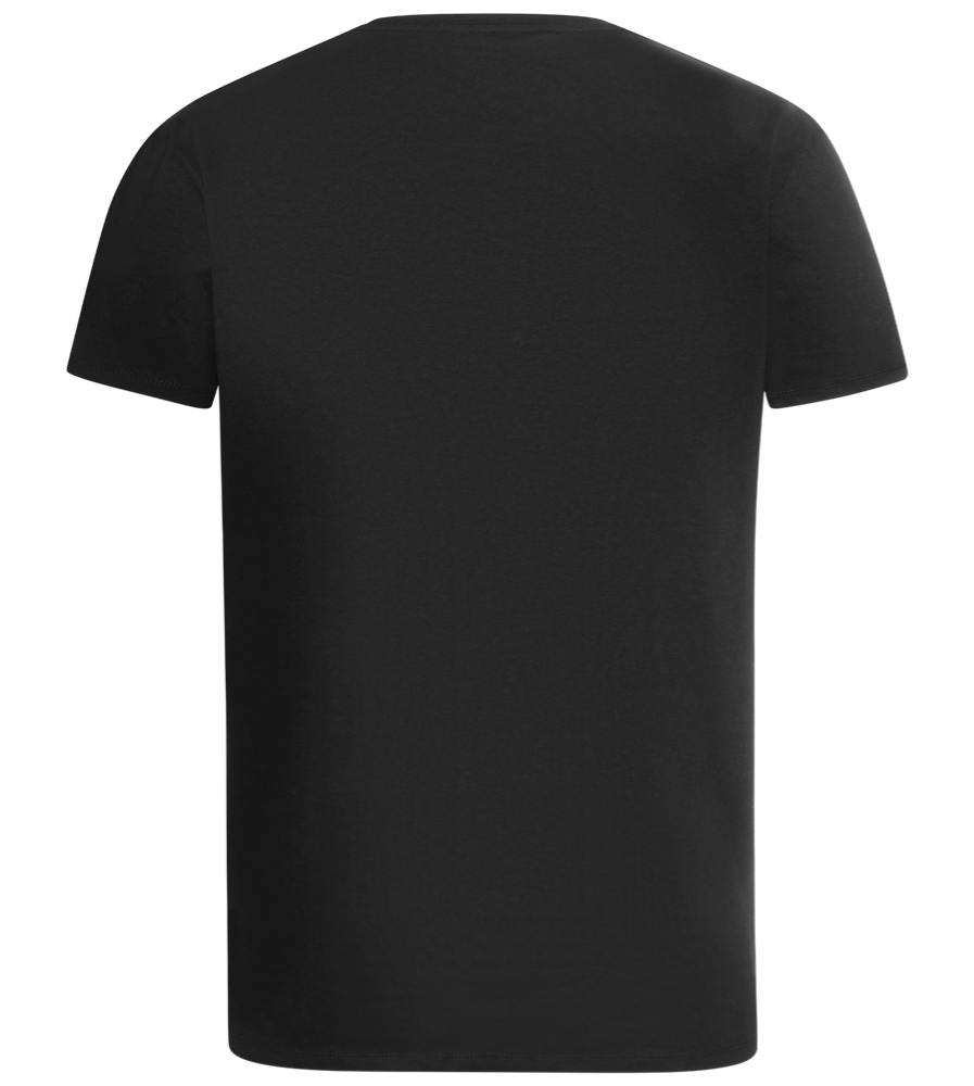 Dad Off Duty Design - Comfort men's long t-shirt_DEEP BLACK_back