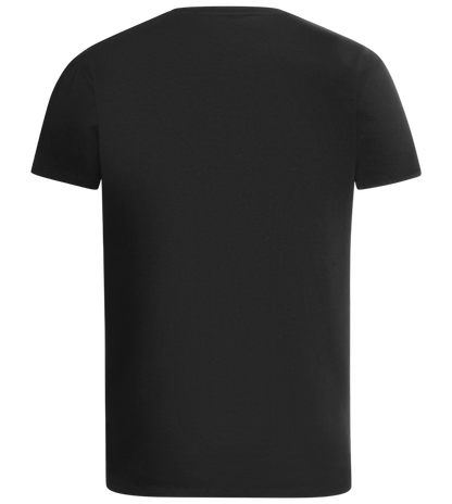 Dad Off Duty Design - Comfort men's long t-shirt_DEEP BLACK_back