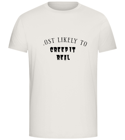 To Creep It Real Design - Comfort Unisex T-Shirt_ECRU_front