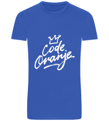 Code Oranje Kroontje Design - Basic Unisex T-Shirt_ROYAL_front