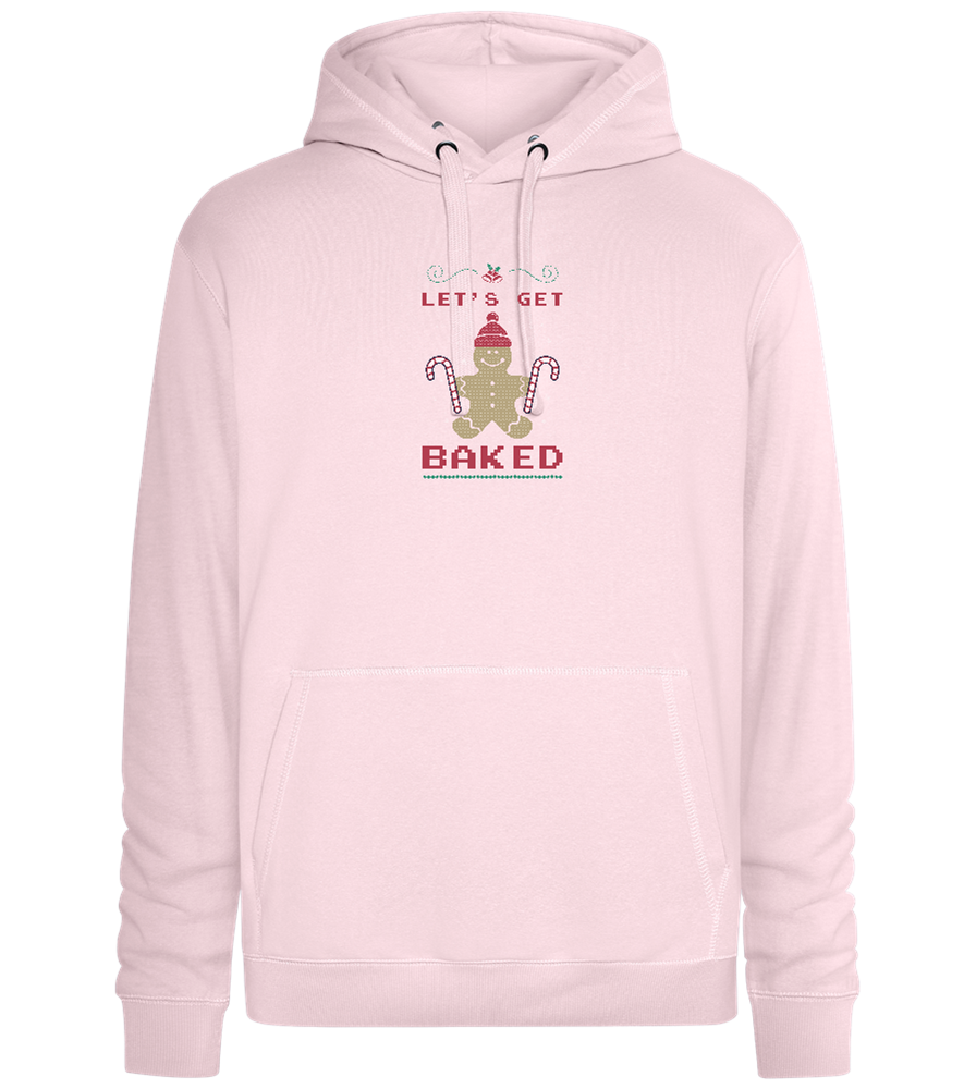 Let's Get Baked Design - Premium unisex hoodie_LIGHT PEACH ROSE_front