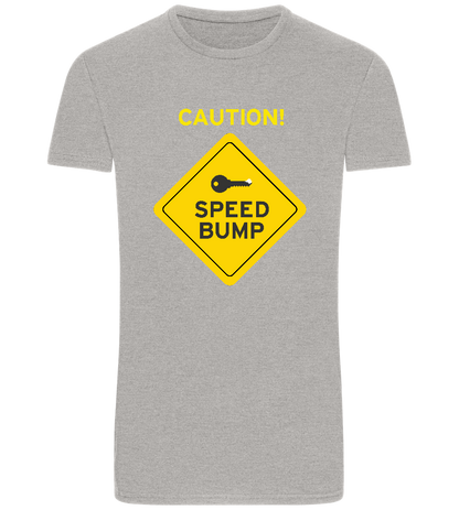 Speed Bump Design - Basic Unisex T-Shirt_ORION GREY_front
