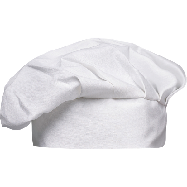 Cotton Chef Hat_WHITE_front