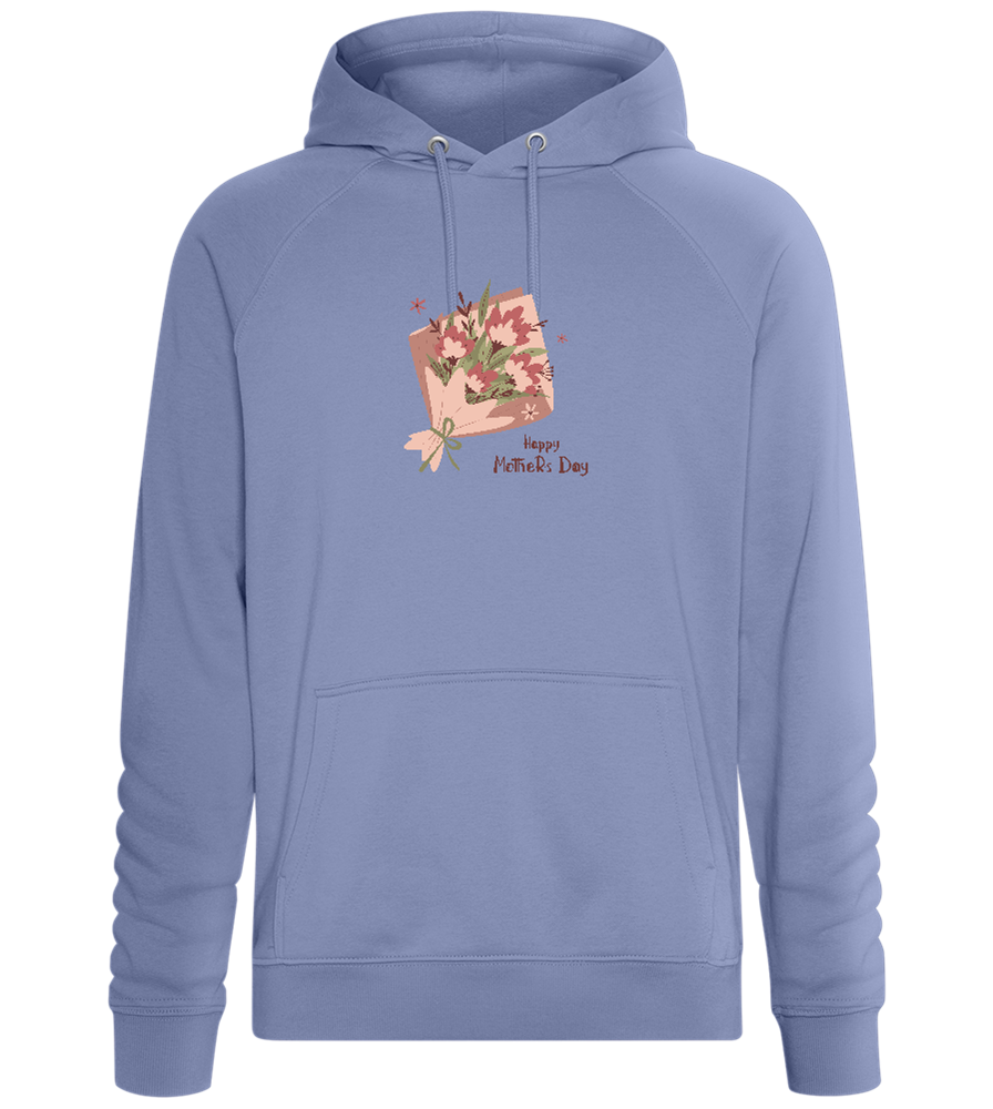 Happy Mother's Day Flower Bouquet Design - Comfort unisex hoodie_BLUE_front