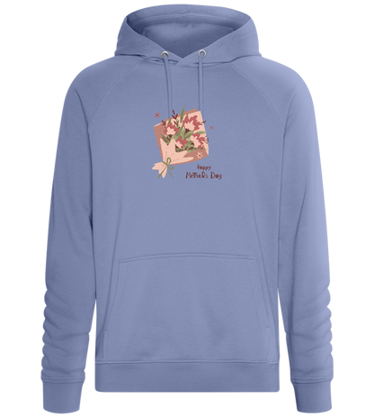 Happy Mother's Day Flower Bouquet Design - Comfort unisex hoodie_BLUE_front