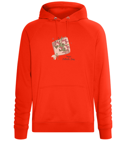 Happy Mother's Day Flower Bouquet Design - Comfort unisex hoodie_BURNT ORANGE_front