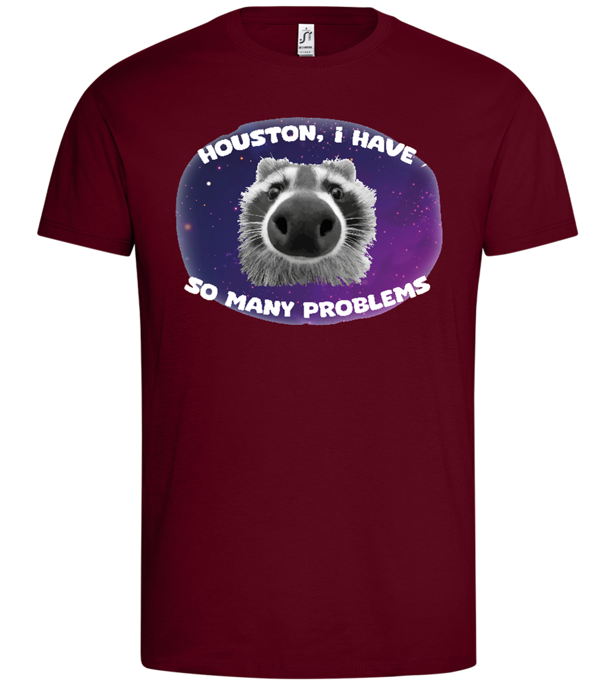 Houston I Have Problems Design - Premium men's t-shirt_CHILE_front