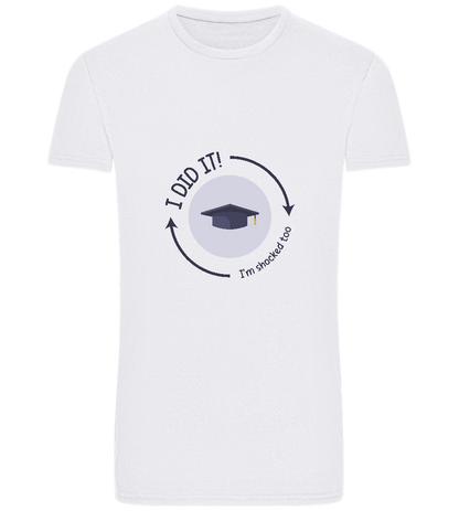 Im Shocked Too Design - Basic Unisex T-Shirt_WHITE_front