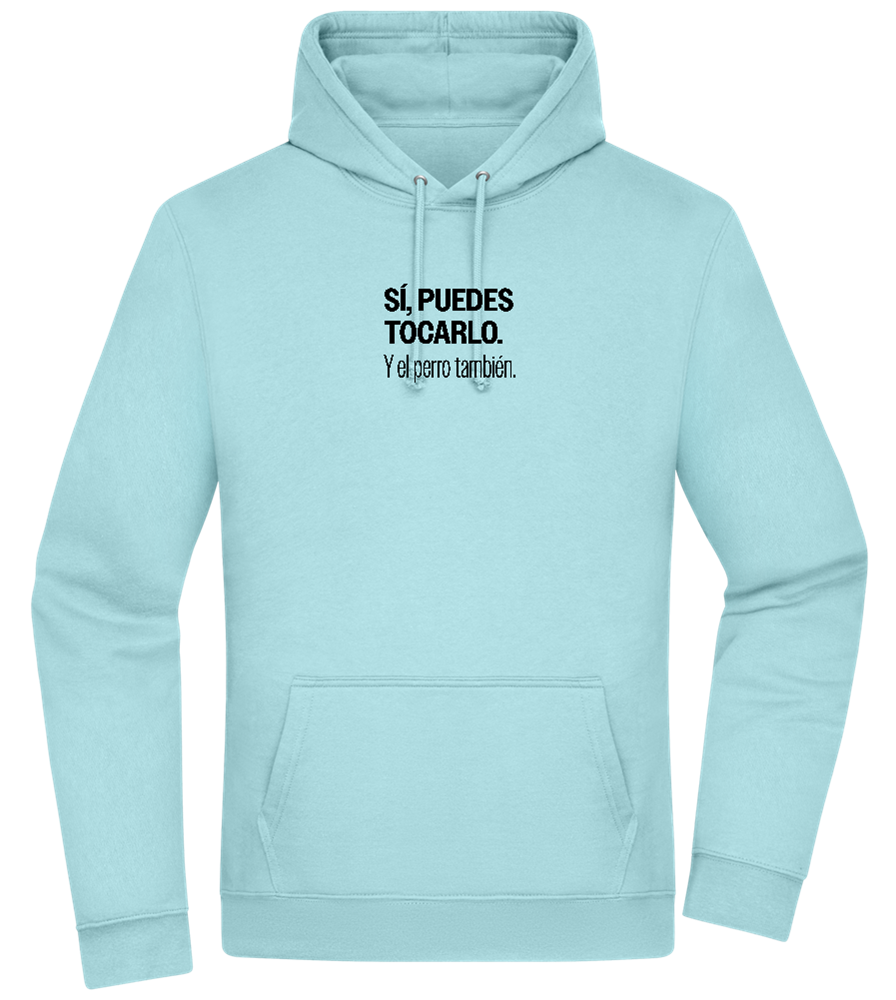 Puedes Rocarlo Design - Premium Essential Unisex Hoodie_POOL BLUE_front