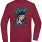 From Paris With Love Design - Comfort Essential Unisex Sweater_BORDEAUX_front