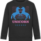 Unicorn Apparel 2023 Design - Comfort Kids Sweater_BLACK_front