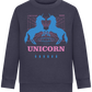 Unicorn Apparel 2023 Design - Comfort Kids Sweater_FRENCH NAVY_front