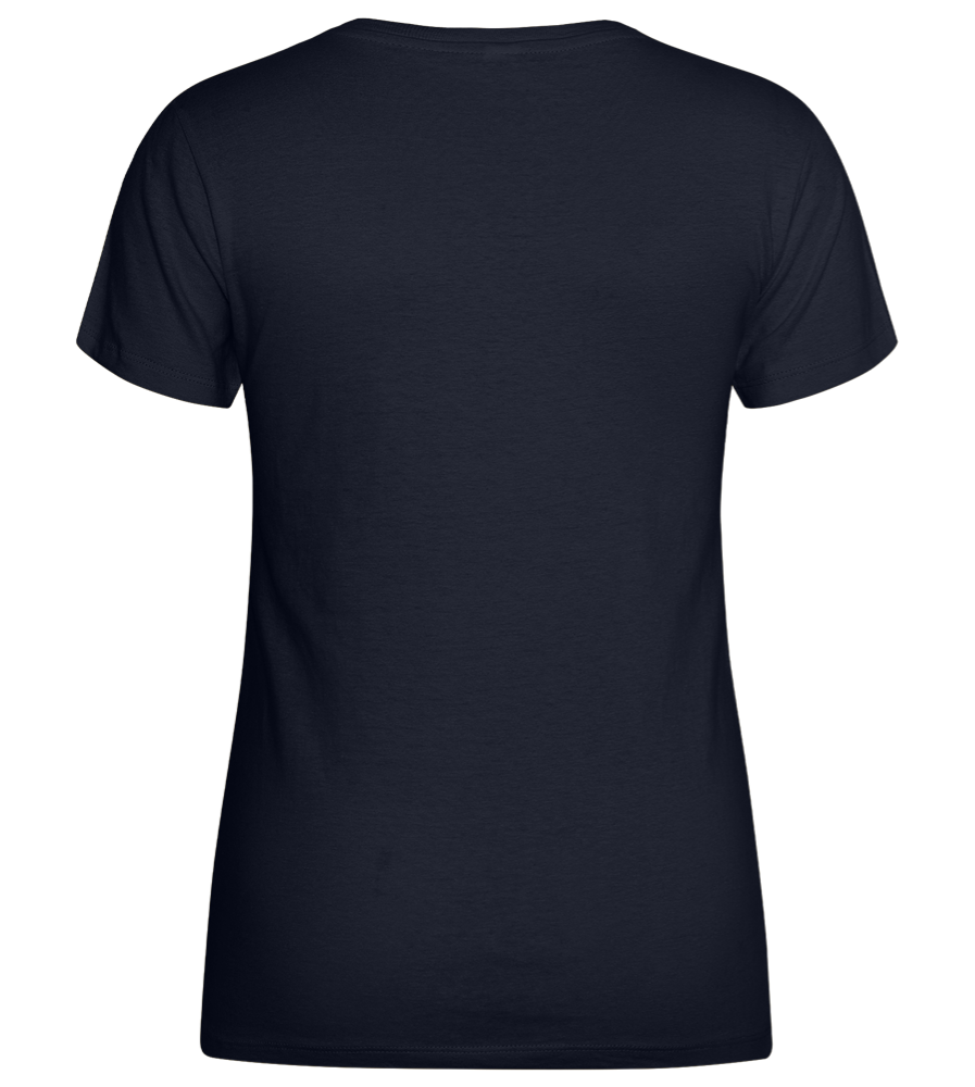 Terrible 30's Design - Basic women's t-shirt_FRENCH NAVY_back