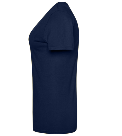 Terrible 30's Design - Basic women's t-shirt_MARINE_left