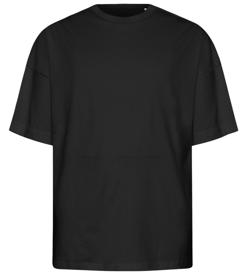 Premium men's oversized t-shirt_DEEP BLACK_front