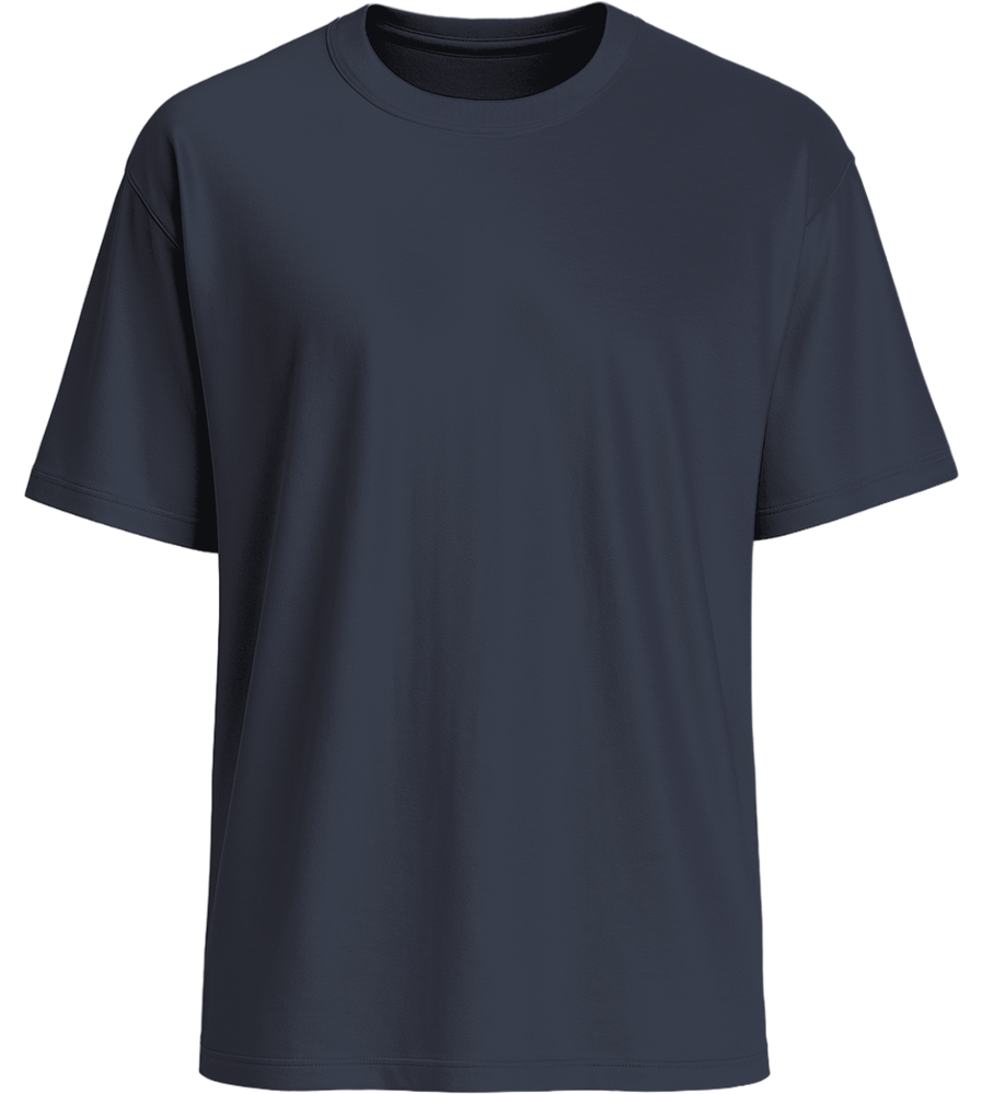 Premium men's oversized t-shirt_FRENCH NAVY_front