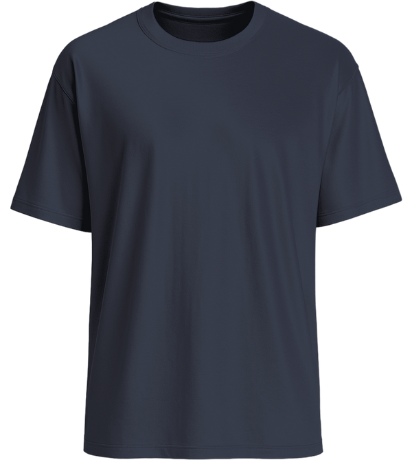 Premium men's oversized t-shirt_FRENCH NAVY_front