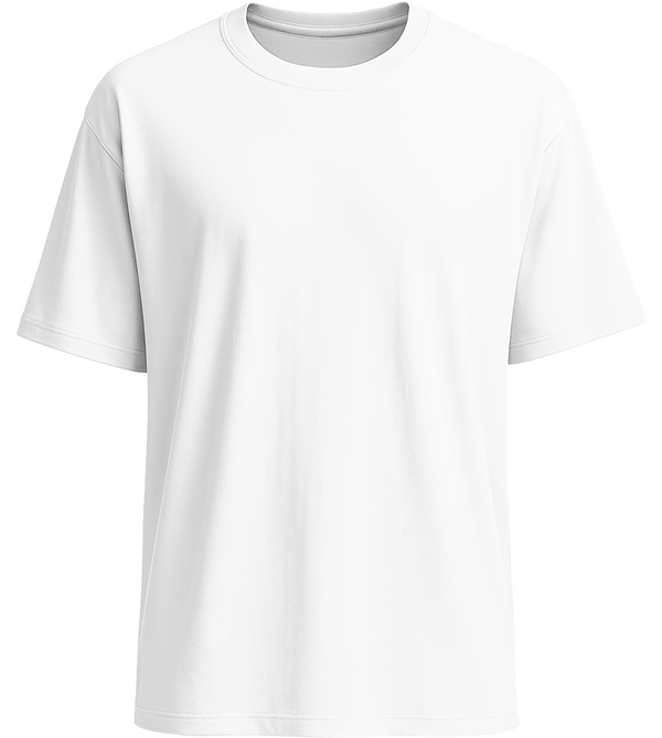 Premium men's oversized t-shirt_WHITE_front