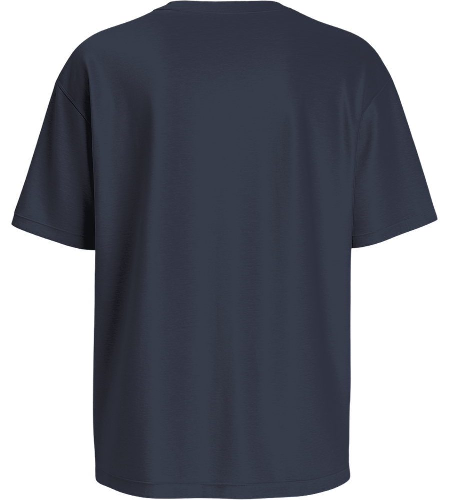 Premium men's oversized t-shirt_FRENCH NAVY_back