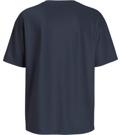 Premium men's oversized t-shirt_FRENCH NAVY_back